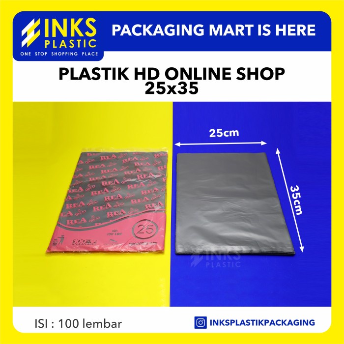 pernakpernik- PLASTIK PACKING HD ONLINE SHOP TANPA PLONG 25x35