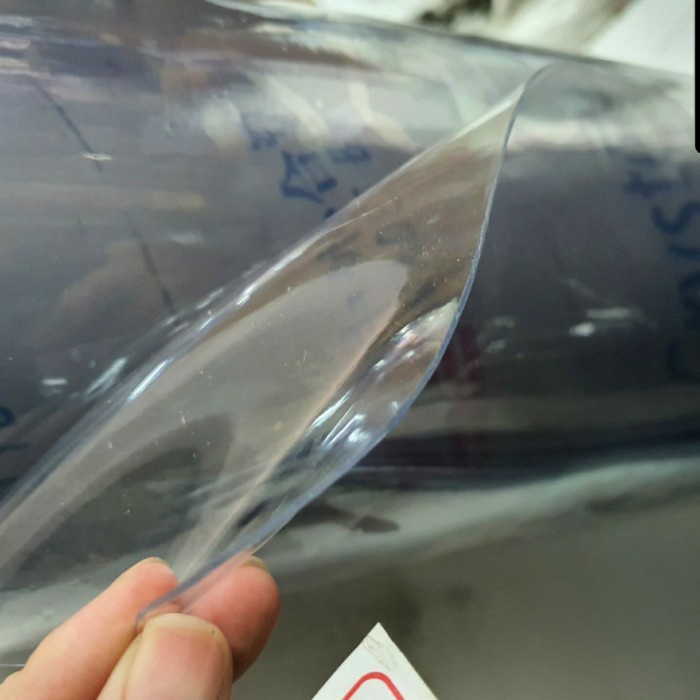 pernakpernik- plastik mika 0.2 mm tinggi 140cm METERAN