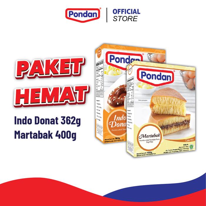 

Pondan Indo Donat 362g & Martabak 400g