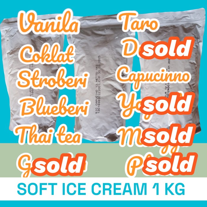 bubuk es krim soft / soft ice cream