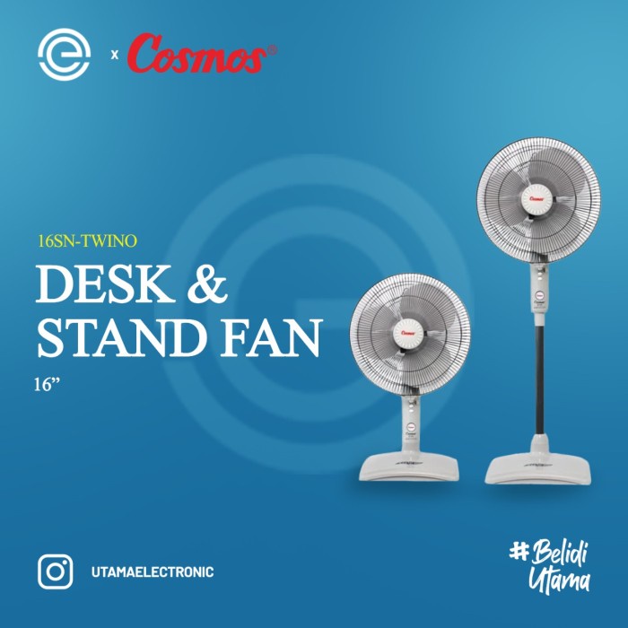 COSMOS Kipas Angin 16 inch TWINO 16-SN