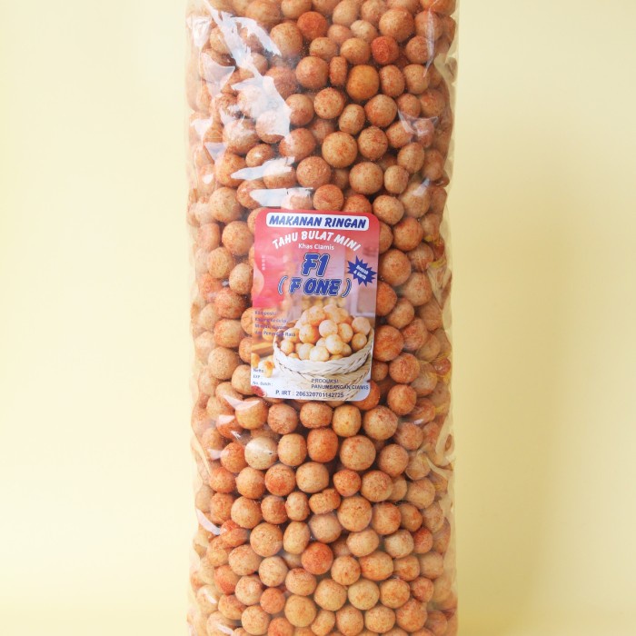 

PREMIUM Tahu Bulat Mini Kering F1 Balado 1 KG(1000gr)