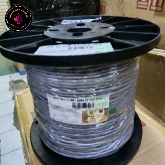 Kabel Dmx / Cable Lampu Lighting Mrek Belden Original Panjang 305meter /Roll