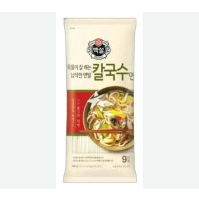 

Sale Terbatas Beksul Wheat Noodle Thick Square/Mi Kering Kal Guksu 900Gr Aman