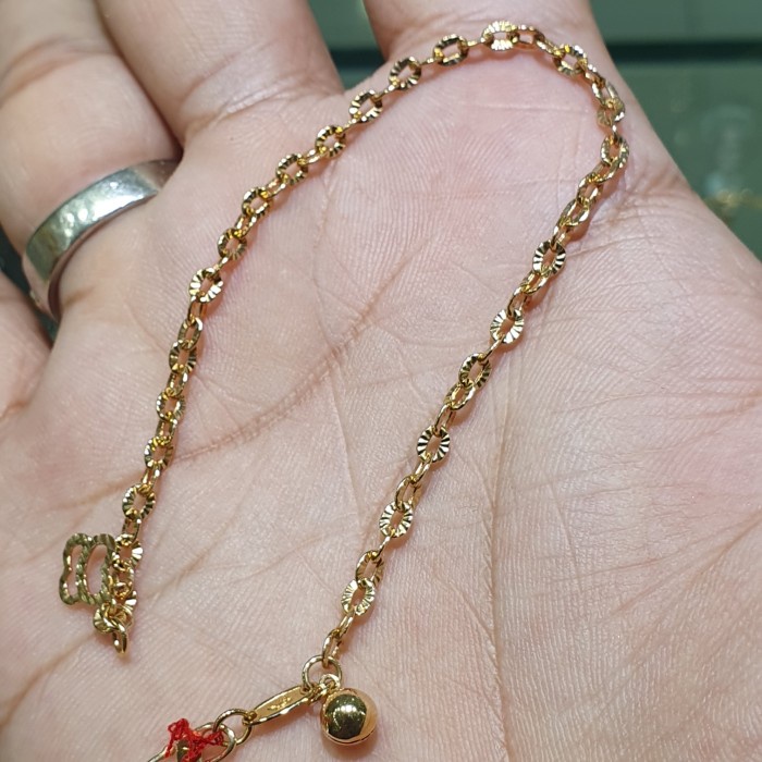 gelang rantai nori emas 700/22k