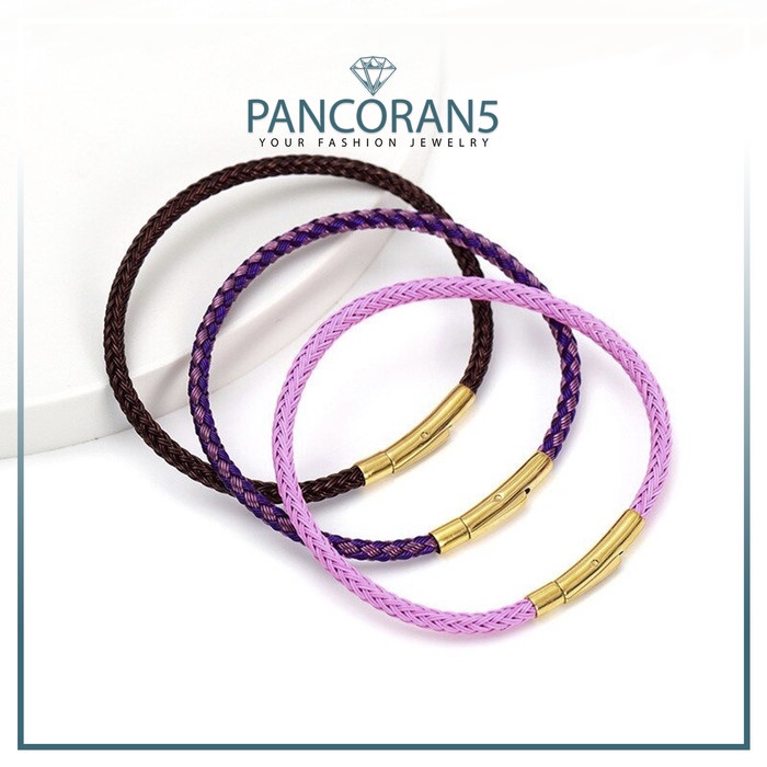 Gelang Tali Kawat AntiAir Untuk Liontin Mainan Emas