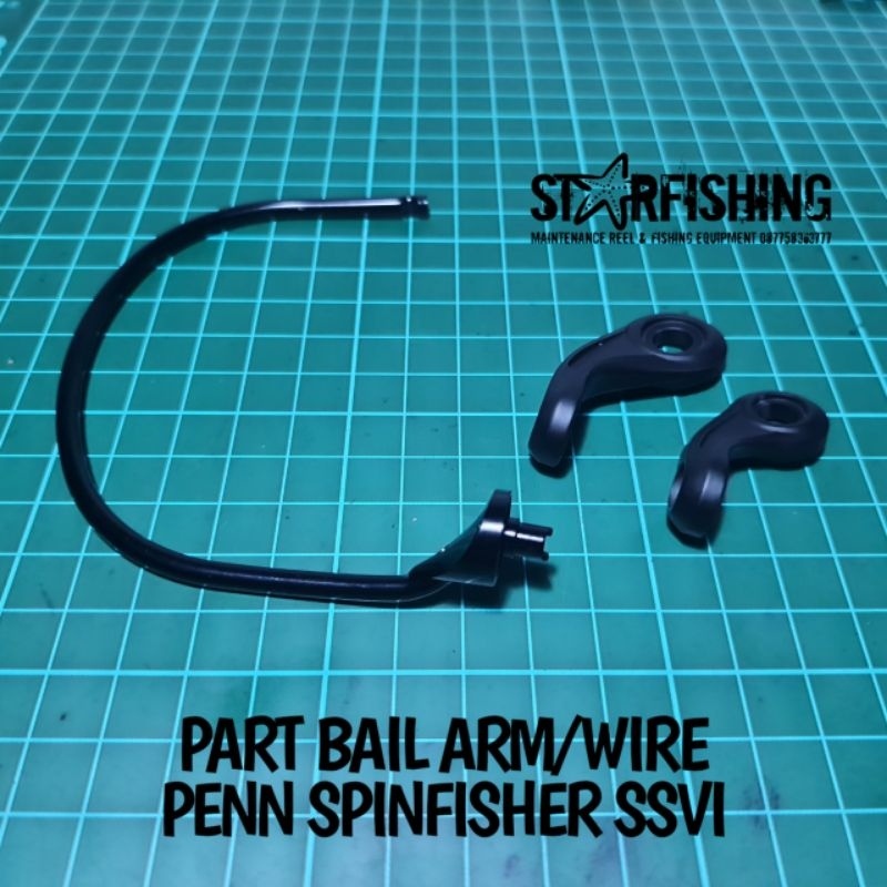{{ Part Bail Wire Arm Penn Spinfisher Ssv Ssvi 4500 5500 6500 Ready }}