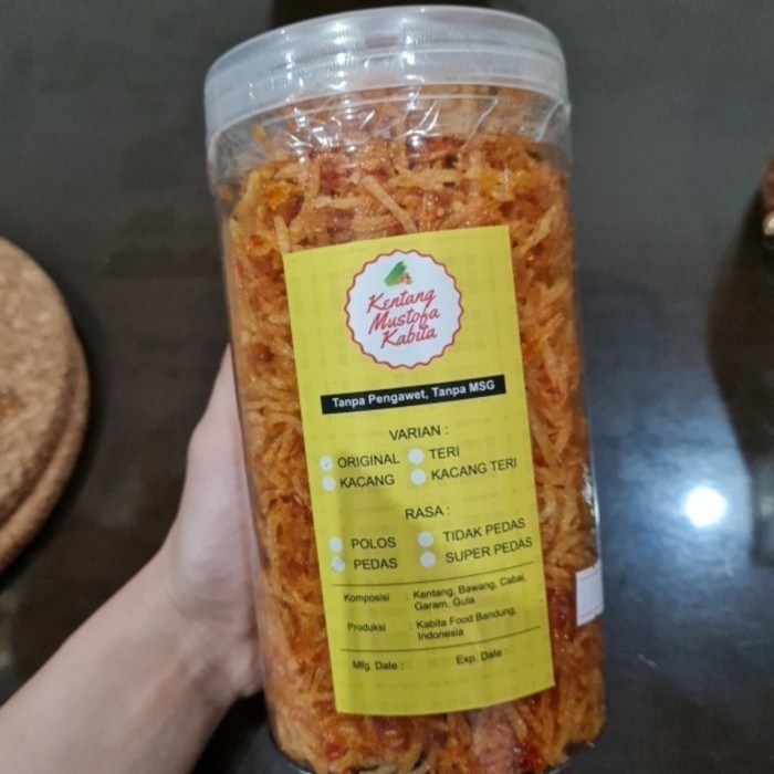 

..... Kentang Mustofa Kabita Original (Toples 1.000Ml)
