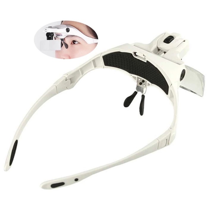 

[tmr] - MAGNIFIER KACAMATA PEMBESAR UNTUK SERVICE DENGAN 2LED REPARASI GLASSES