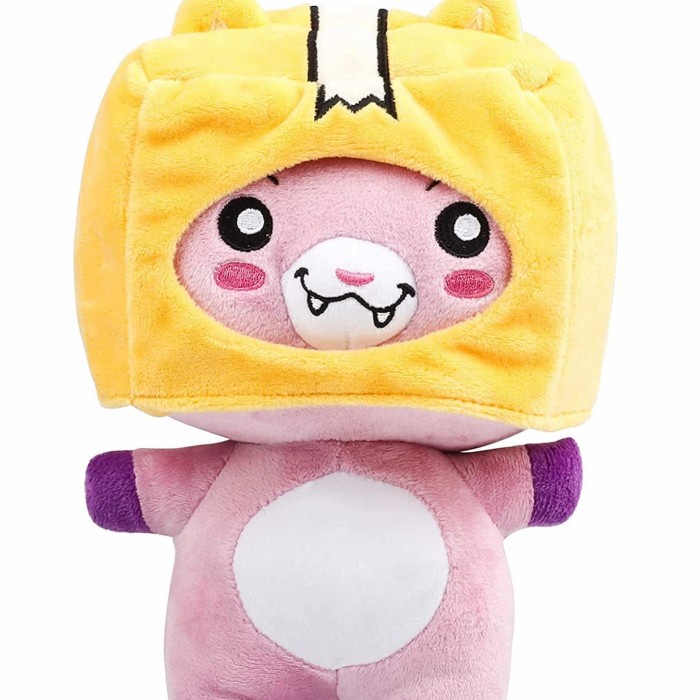 Terbaru Lanky Box Foxy Plush Toy ( Purple Or White )