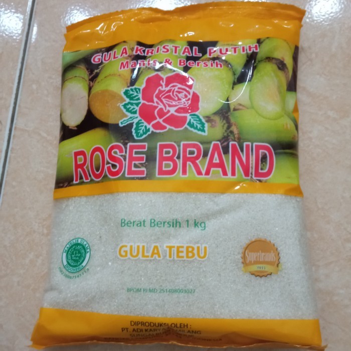 

(Best) Gula pasir rose brand 1 kg tebu