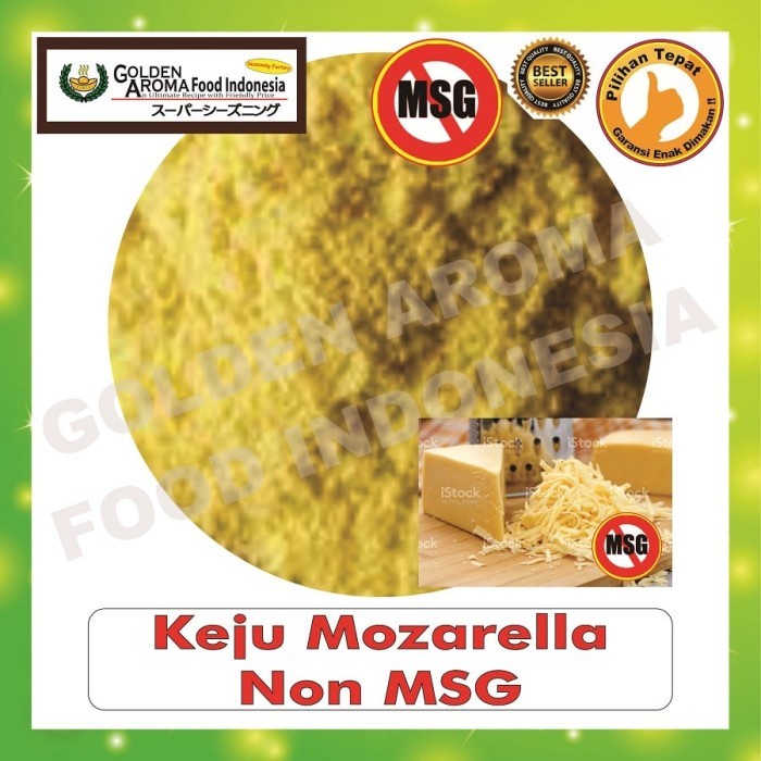 

(Best) Bumbu Tabur Keju Mozarella Non MSG 1 Kg Bubuk Tabur Keju Mozarella