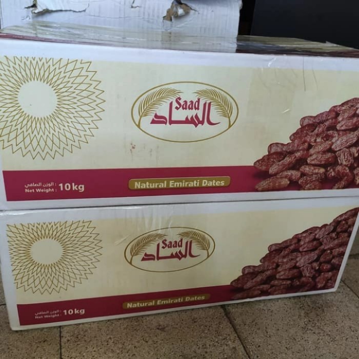 

(Good) Kurma Al Saad Red Sayer 10 kg Kartonan Khalas Rabbe Naghal