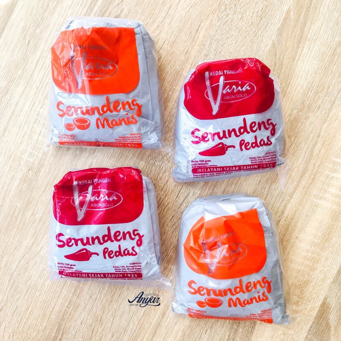 

(Good) SERUNDENG SOLO KELAPA CAP VARIA / SERUNDENG MANIS / PEDAS @250gr