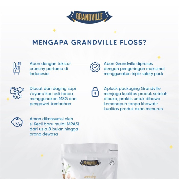 

(Good) Grandville Abon Sapi Ayam 100gr Beef Chicken Floss 100 gr