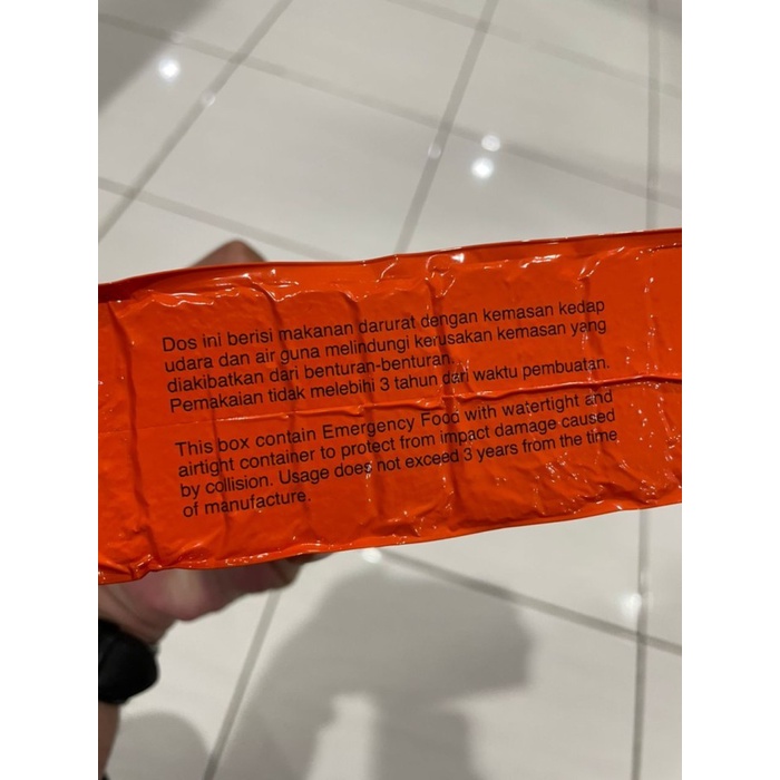 

(Good) Food Ration / Makanan Energi Darurat / Ransum MRE Segara EXP 3 TAHUN !