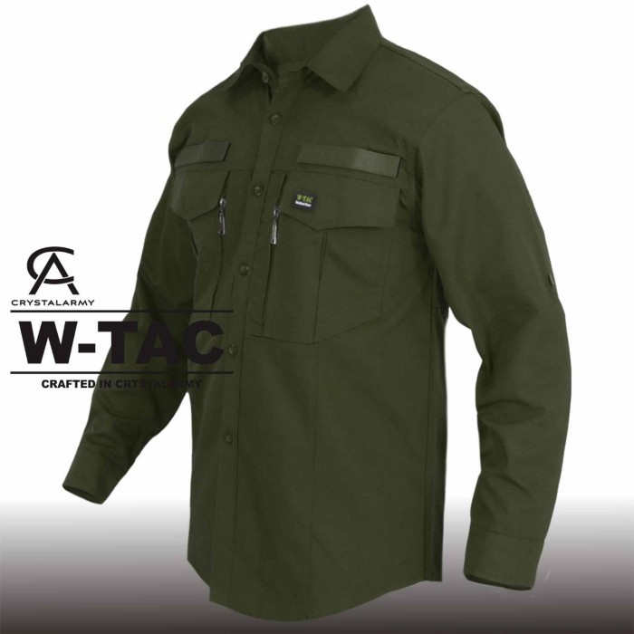 (Best) KEMEJA TACTICAL W TAC - LENGAN PANJANG - KEMEJA WTAC - TACTICAL - 511