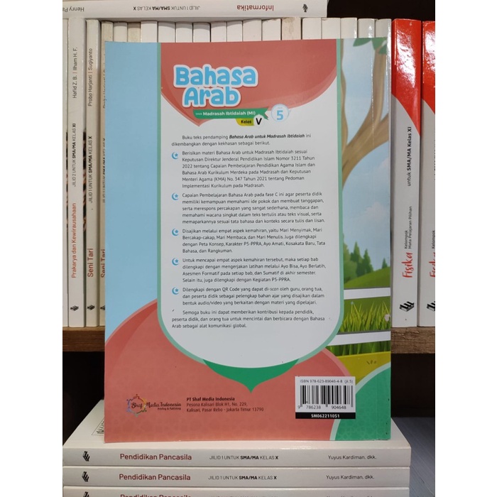 

terbaru !!! buku bahasa arab kelas 5 mi kurikulum merdeka pustaka mulia ready