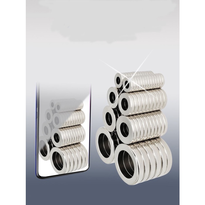 (Good) Magnet Neodymium Ring Diameter 10mm dan 15mm