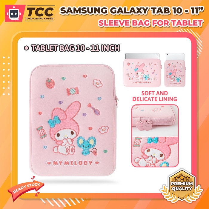 Jt Top Sleeve Bag Samsung Tab 10 11 Inch Sarung Casing Tas Lucu Pouch Kerja
