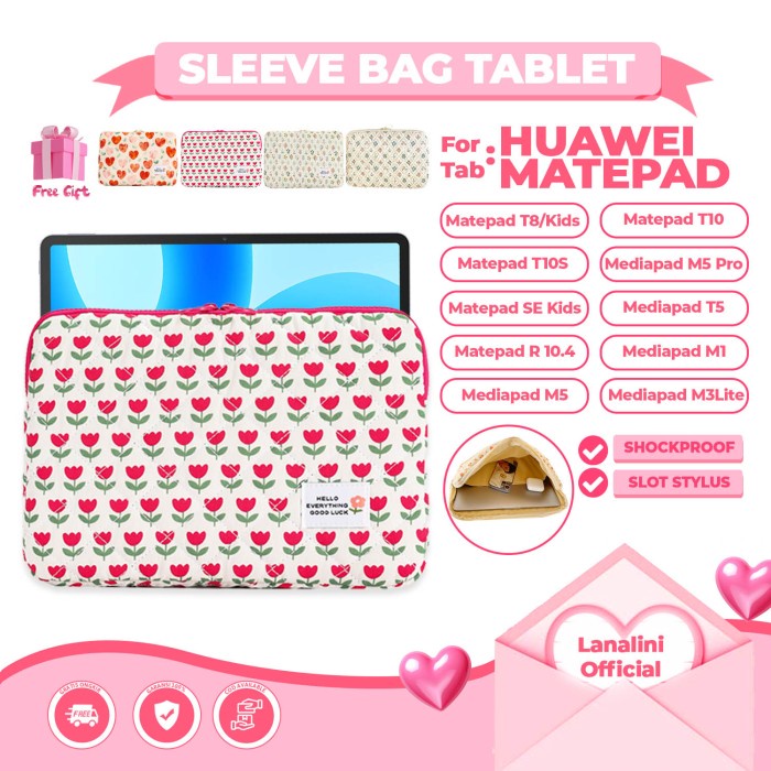 Jt Top Tas Protective Case Huawei Matepad T8 T8Kids T5 Mediapad M1 M3 Lite M5 Pro T10 9.7 T10S 10.1