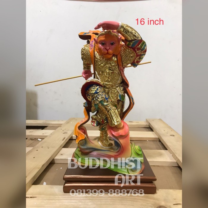 Patung Dewa Sungokong/ Kera Sakti 16 Inch