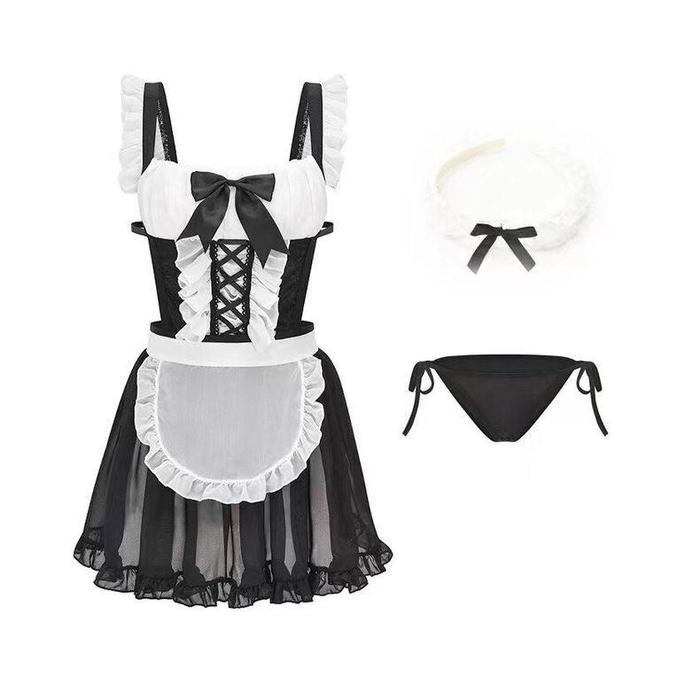 [Butik Sekata] Kostum Maid Premium Baju Tidur Kostum Pelayan Jepang Korea Art 775 High Quality