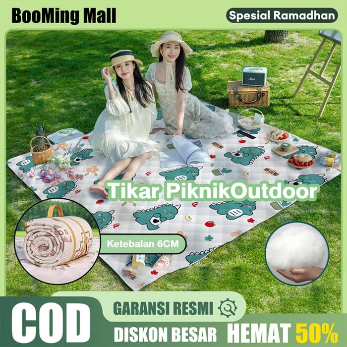 Tikar Lipat 2X2 Tikar Musim Dingin, Musim Dingin, Hangatpiknik 2X3 Waterproof Alas Piknik Tikar