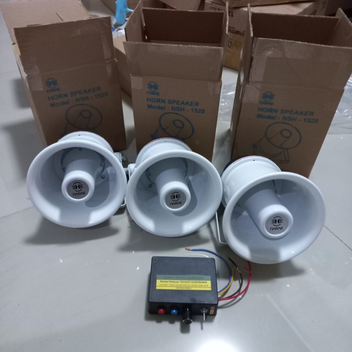 Klakson Telolet Basuri Tiga Toa Viral Elektronik 12 V