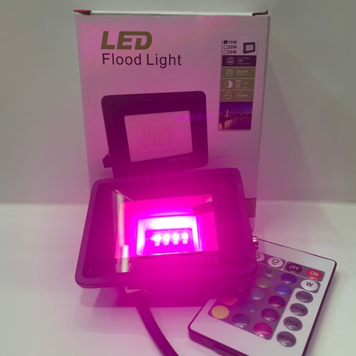 PREMIUM Lampu Sorot RGB 10 Watt / 10W Warna Warni