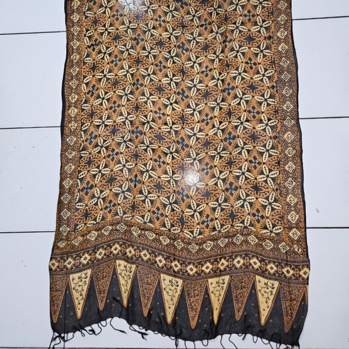 New Batik Tulis Lawasan Selendang Semarangan Panjan 200Cm Ready