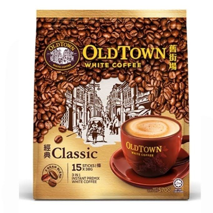 

Old Town White Coffee Classic 3In1 15 X 38 Gram