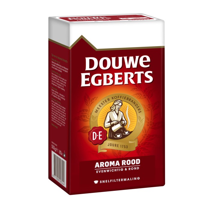 

Kopi Douwe Egberts Aroma Rood Holland Filter Coffee 500 Gram