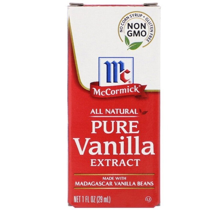 

Mccormick Pure Vanilla Extract Madagascar Vanilla Beans 29 Ml