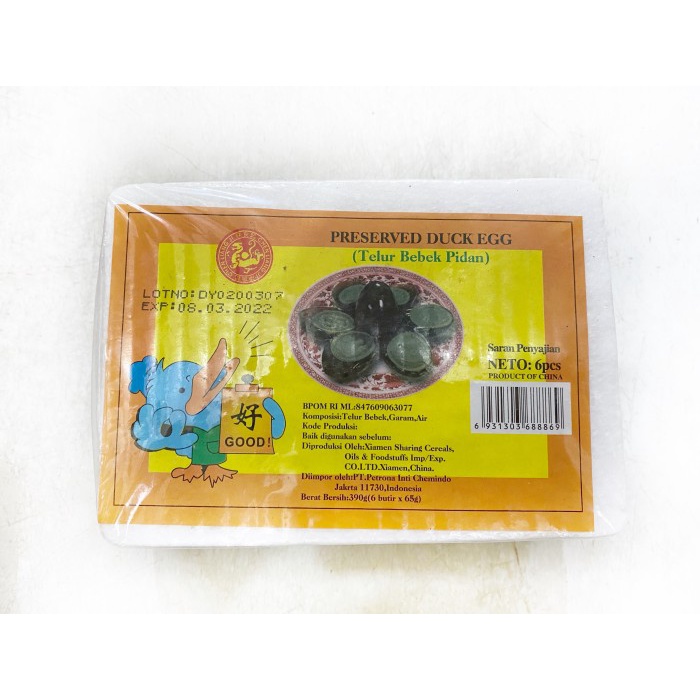 

Telur Bebek Pidan Pitan Preserved Duck Egg / Phitan Pitan