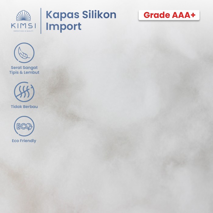 KAPAS SILIKON NOT DACRON/DAKRON KIMSI FOAM ISIAN BANTAL KILOAN MURAH