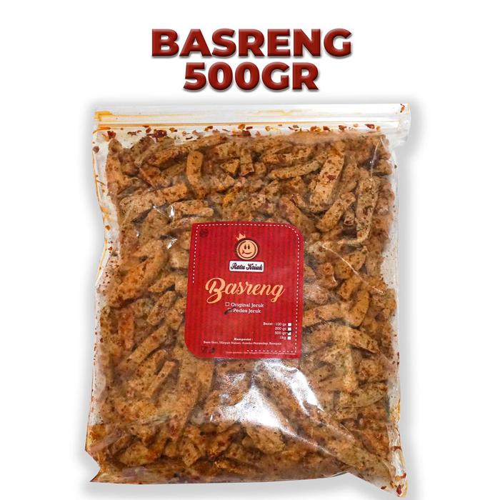 

500gr Basreng/Baso Goreng Ratu Kriuk