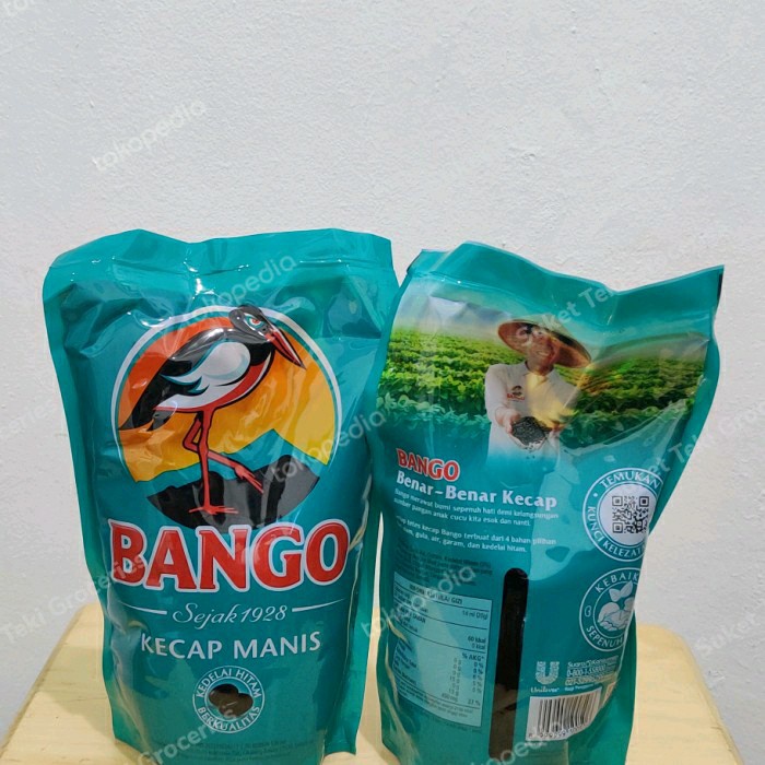 

Kecap Manis Bango Refill Pouch 550ml Satuan Ready