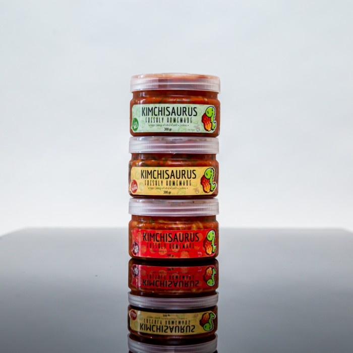 

Fresh Homemade Korean Kimchi Kimchisaurus Segar (non vegan)