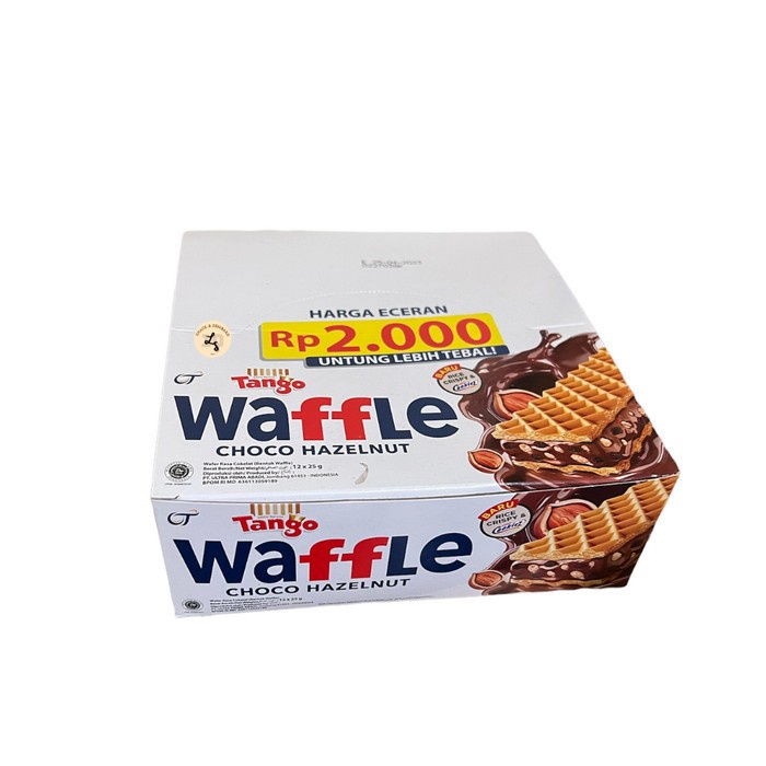 

Tango Waffle 2000 Choco Hazelnut 1 Pack Isi 12 pcs @25g