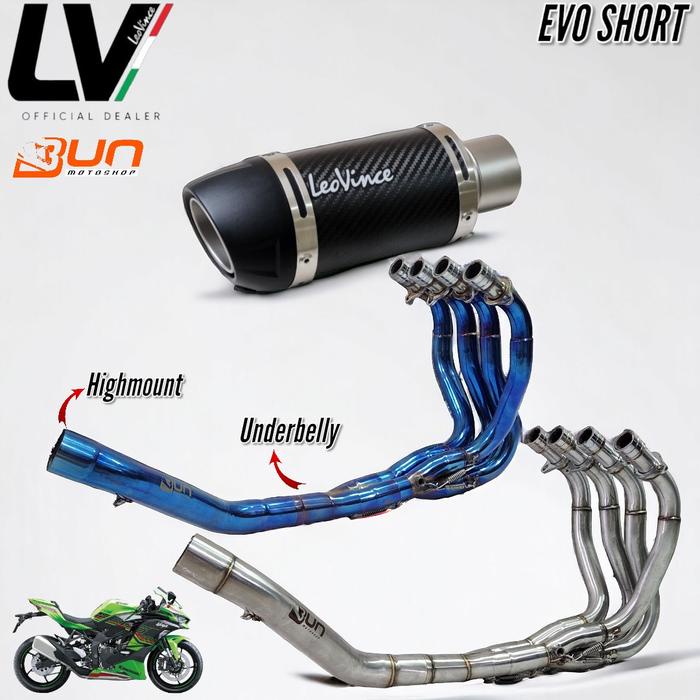 Leovince GP CORSA EVO SHORT Original Fullsystem Kawasaki ZX25R ZX25RR ZX4RR