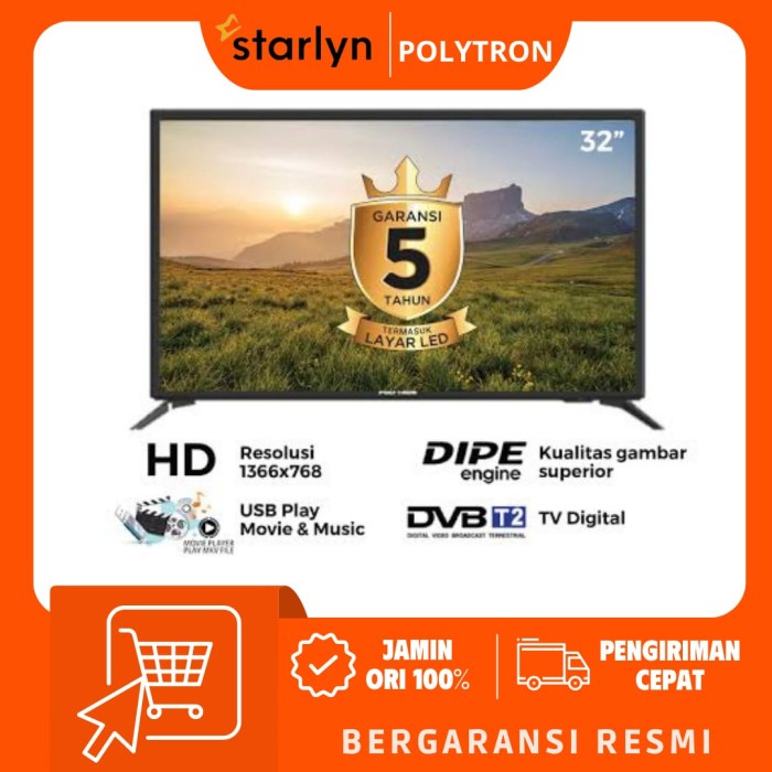 POLYTRON LED DIGITAL TV 32 INCH PLD 32V1853 / 32V1853