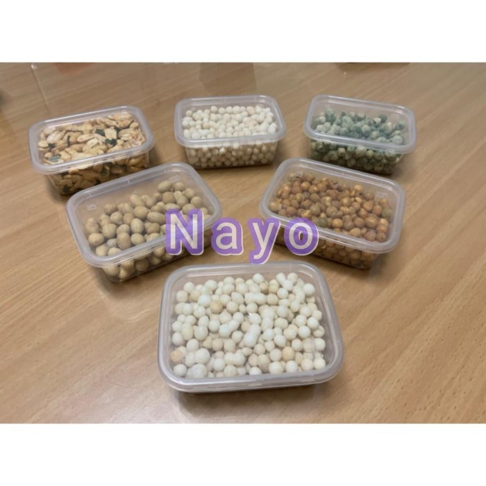 (Good) Kotak plastik 300 ml (25 pcs) - Thinwall kotak - Tempat snack