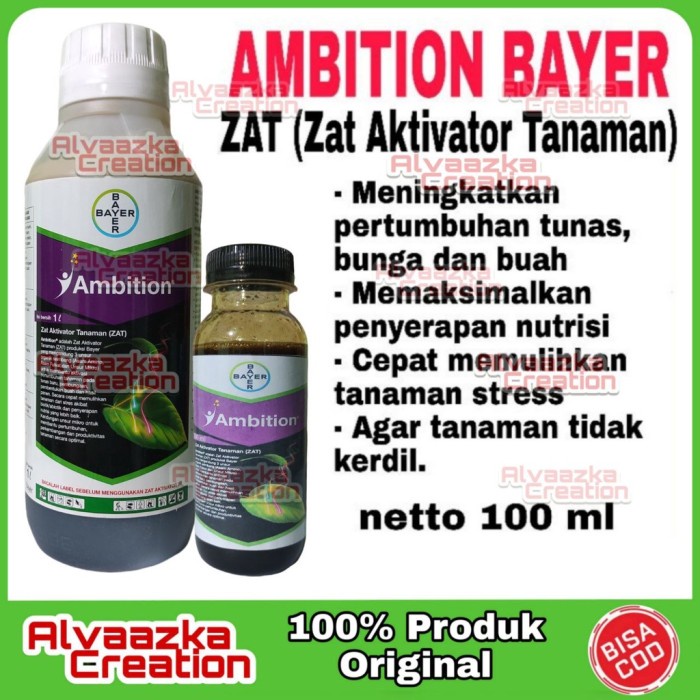 [BestSeller] REPACK Zat Aktivator Tanaman Ambition 100ml Ambition Bayer 100ml AMBITION 100ML