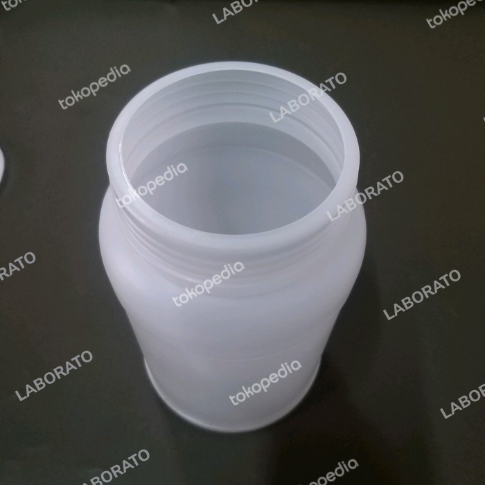 (GoodSeller) BOTOL SAMPEL PLASTIK PP 500ML MULUT LEBAR 500 ML