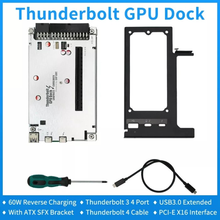 Terbaru Egpu Thunderbolt 3/4/5 Usb4 Eksternal Gpu