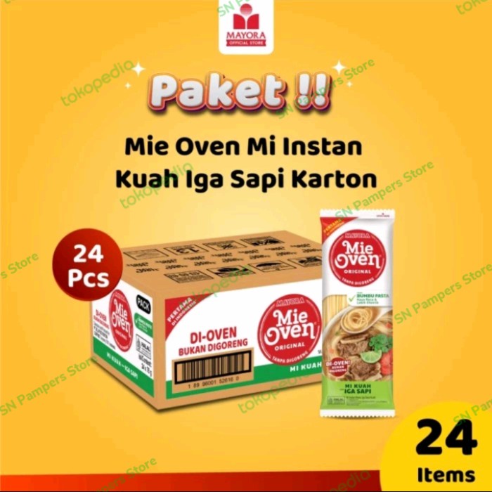 

Wdo - Mie Oven Mie Instant Kuah Iga Sapi 78 Gr