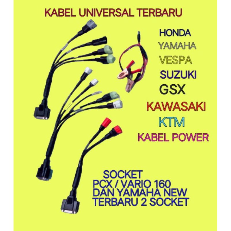 JDIAG M100 PRO untuk semua motor HONDA YAMAHA SUZUKI KAWASAKI PESVA dll new upgrade