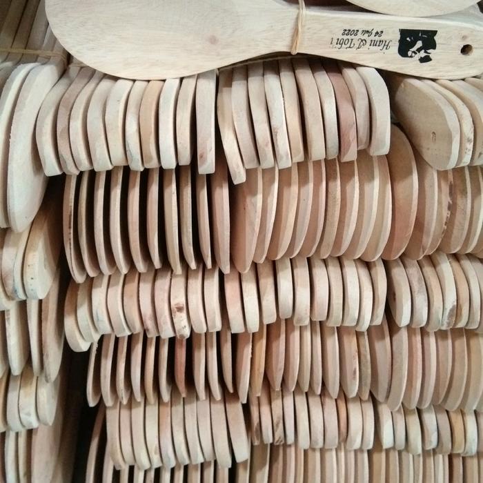 Dsm - Paket 100Pcs Souvenir Centong Kayu Nasi