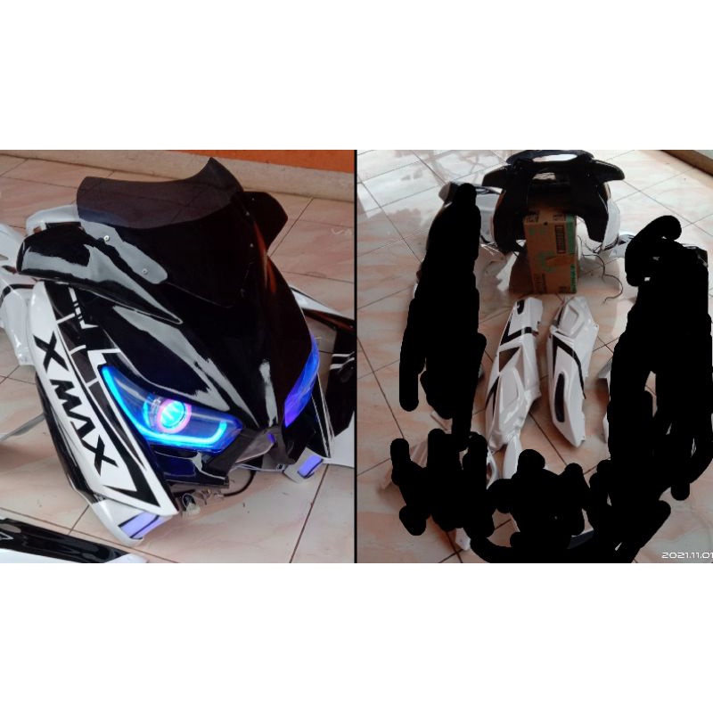TAMENG/KEDOK DEPAN NMAX LAMA MODEL XMAX LAMP PROJIE